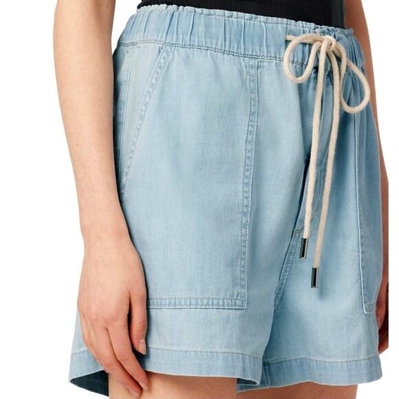 Joes Jeans The Ellie Short Blue Drawstring Waist Front Back Pockets size XS - Picture 2 of 14